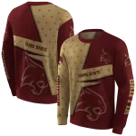 custom texas state bobcats abstract shape maroon hoodie best selling