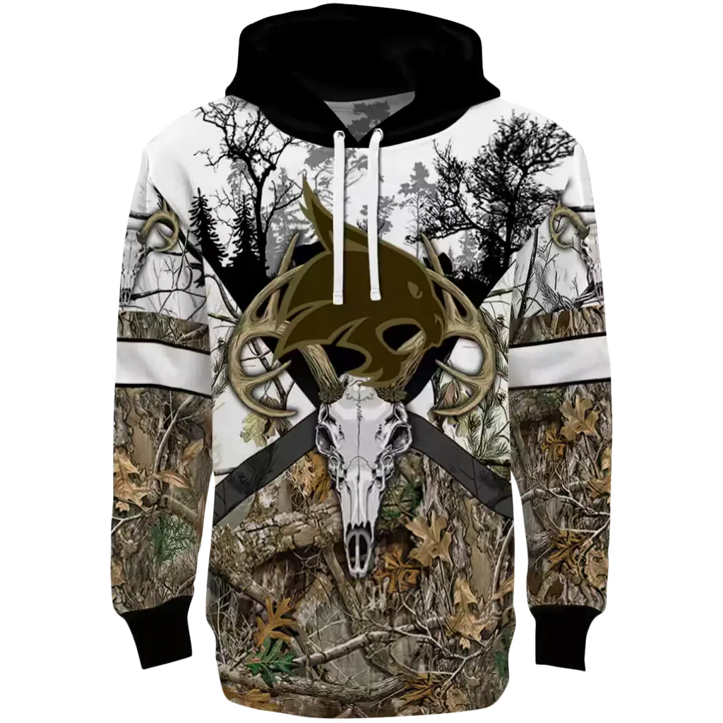 custom texas state bobcats forest silhouette hoodie best selling custom texas state bobcats forest silhouette hoodie best selling