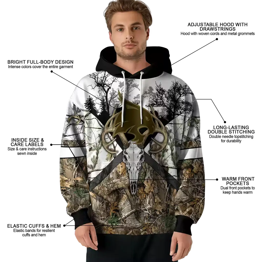 custom texas state bobcats forest silhouette hoodie latest model custom texas state bobcats forest silhouette hoodie latest model