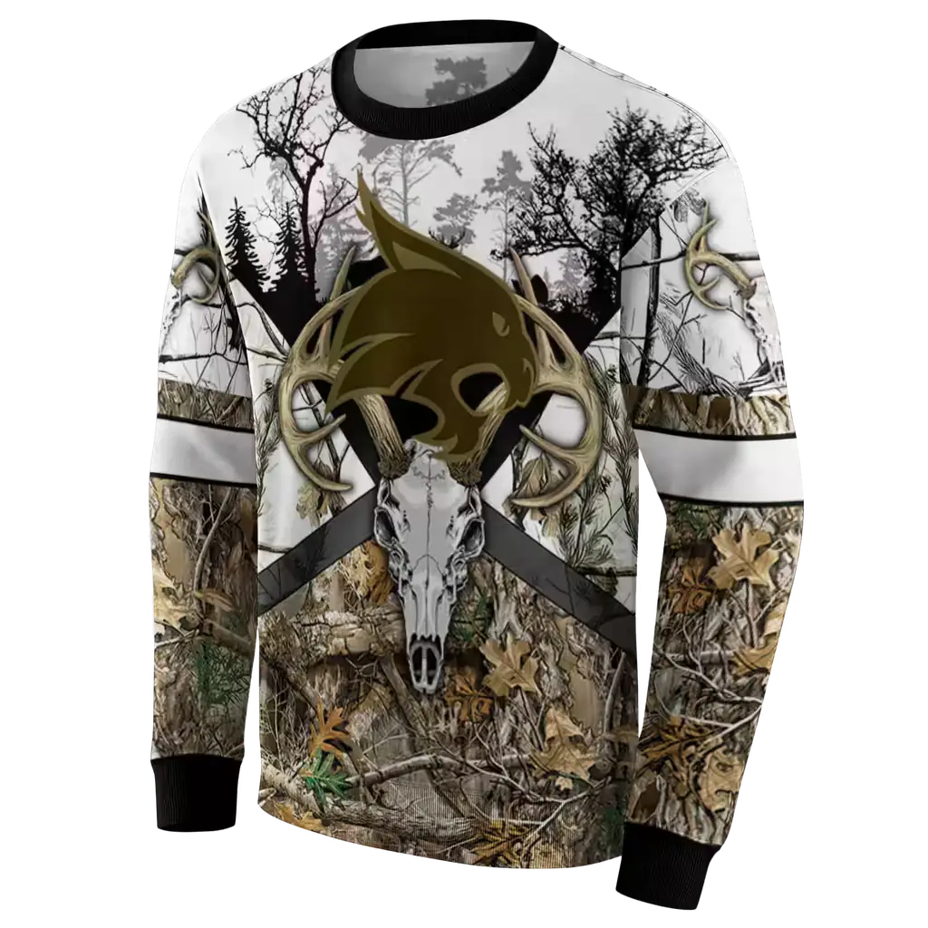 custom texas state bobcats forest silhouette hoodie new arrival custom texas state bobcats forest silhouette hoodie new arrival