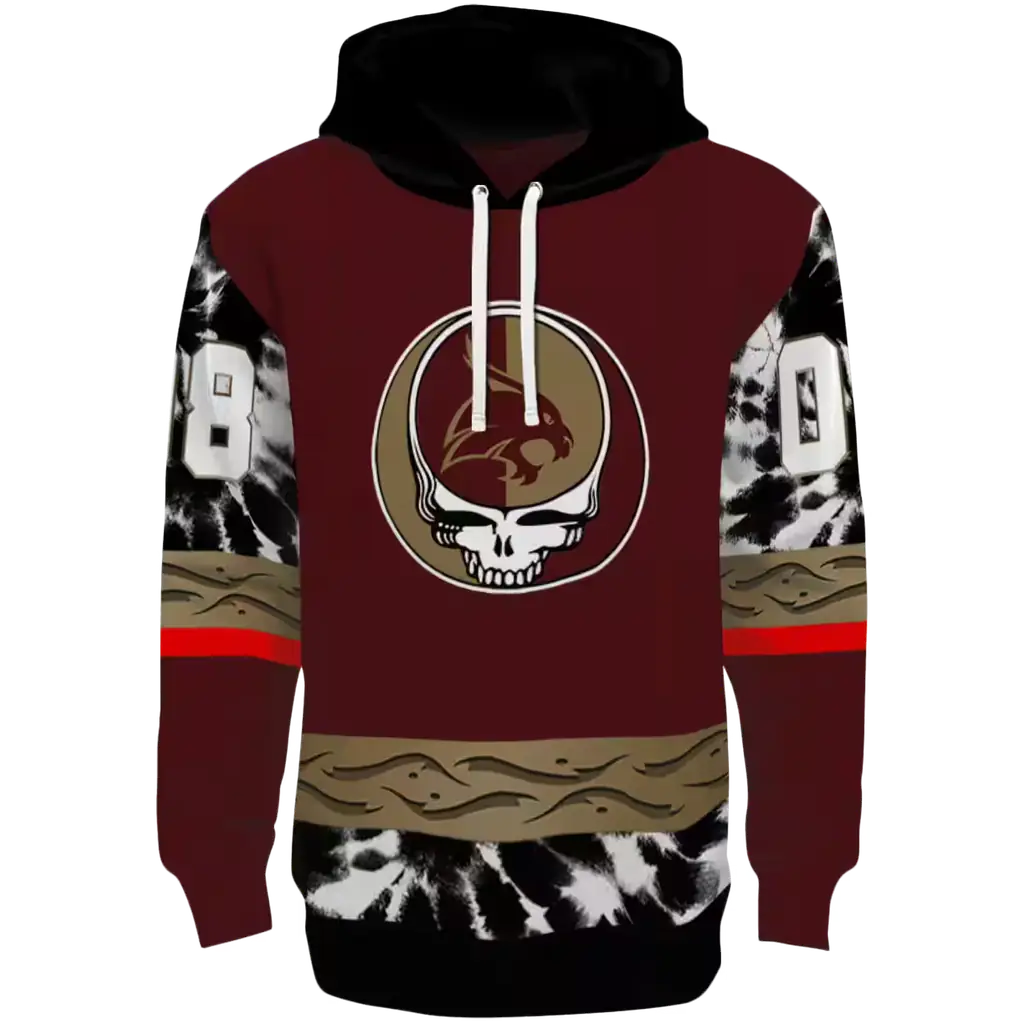 custom texas state bobcats grateful vibes maroon hoodie best selling custom texas state bobcats grateful vibes maroon hoodie best selling