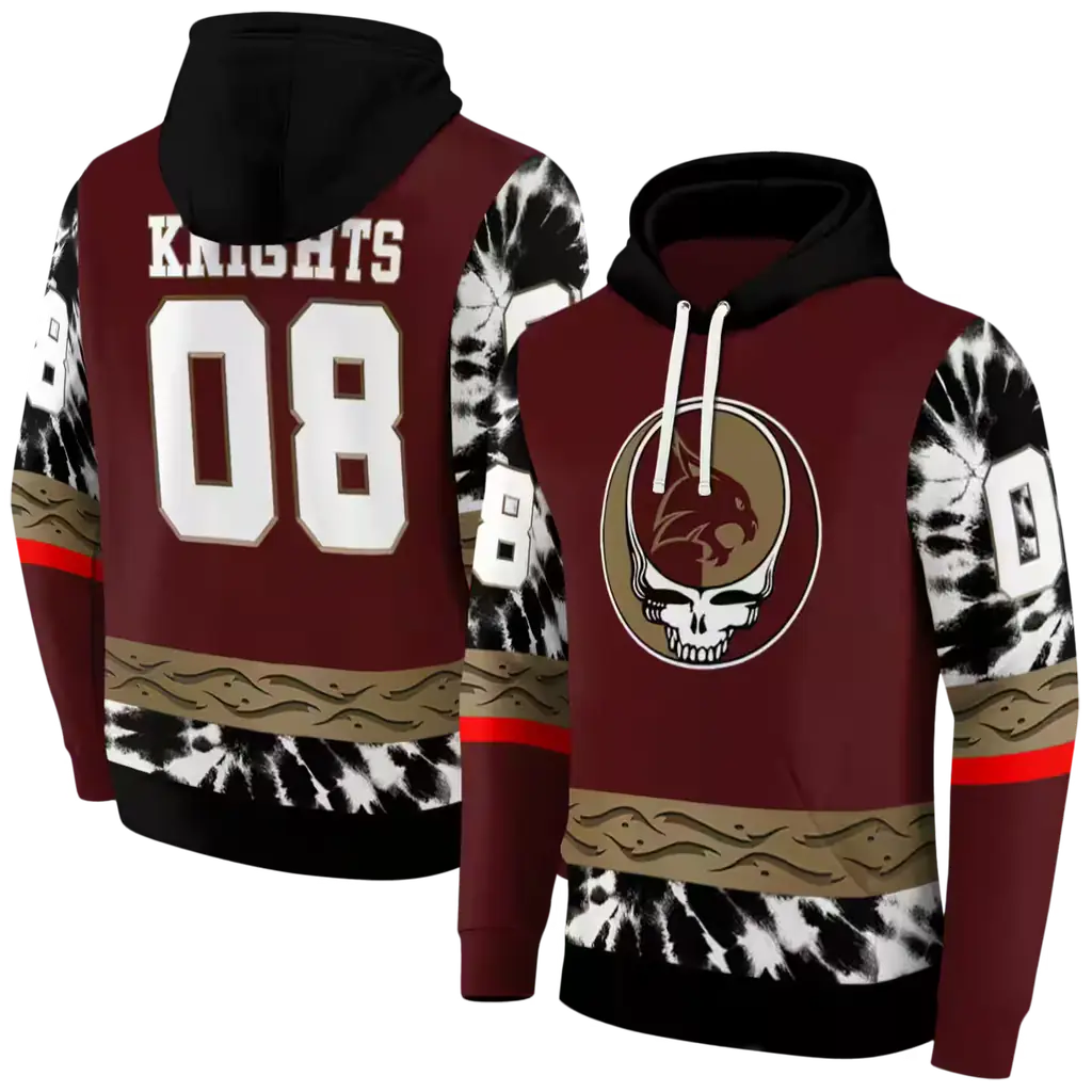 custom texas state bobcats grateful vibes maroon hoodie fashion forward custom texas state bobcats grateful vibes maroon hoodie fashion forward