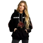 custom texas state bobcats punisher skull black hoodie best selling