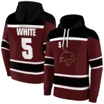 custom texas state bobcats striped pattern maroon hoodie best selling