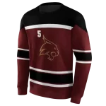 custom texas state bobcats striped pattern maroon hoodie best selling