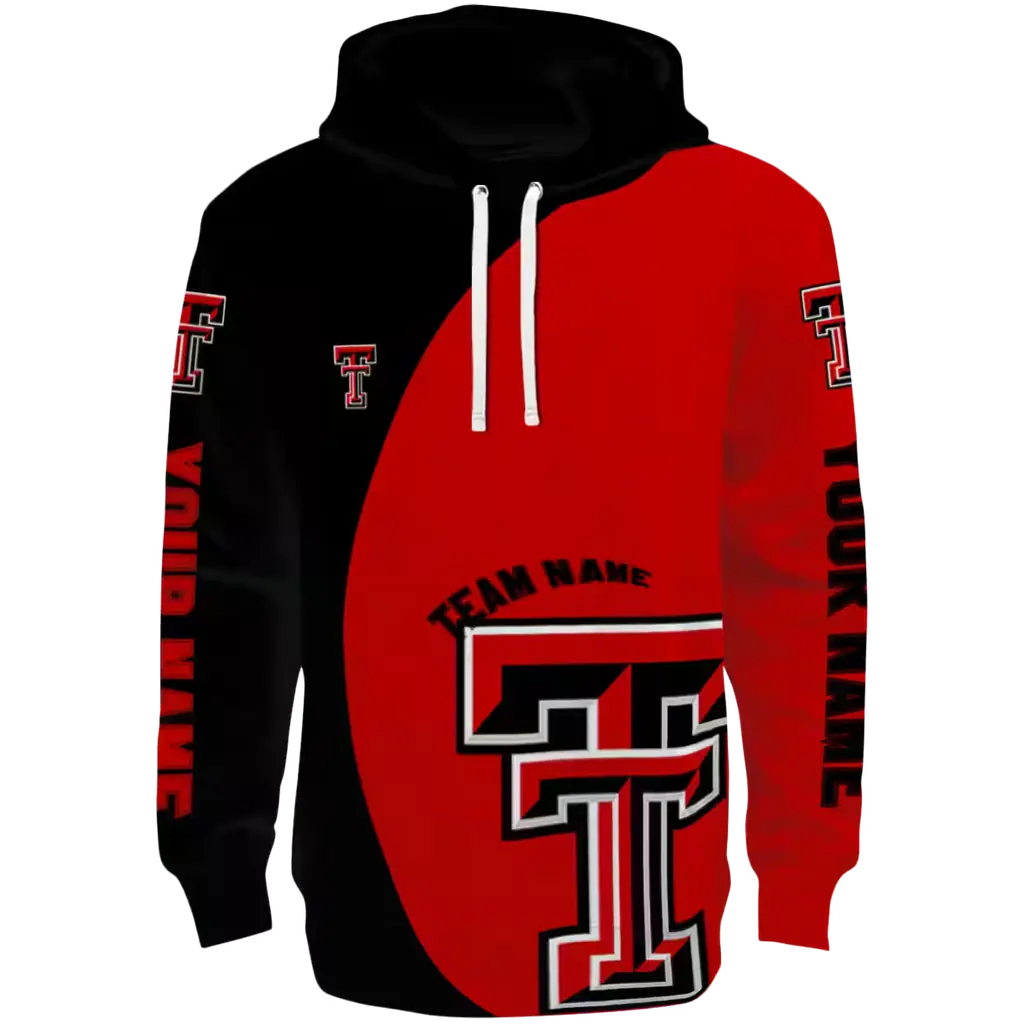 custom texas tech red raiders minimalist design red black hoodie best selling custom texas tech red raiders minimalist design red black hoodie best selling