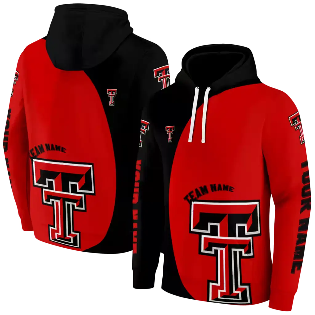 custom texas tech red raiders minimalist design red black hoodie fashion forward custom texas tech red raiders minimalist design red black hoodie fashion forward