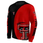 custom texas tech red raiders minimalist design red black hoodie best selling