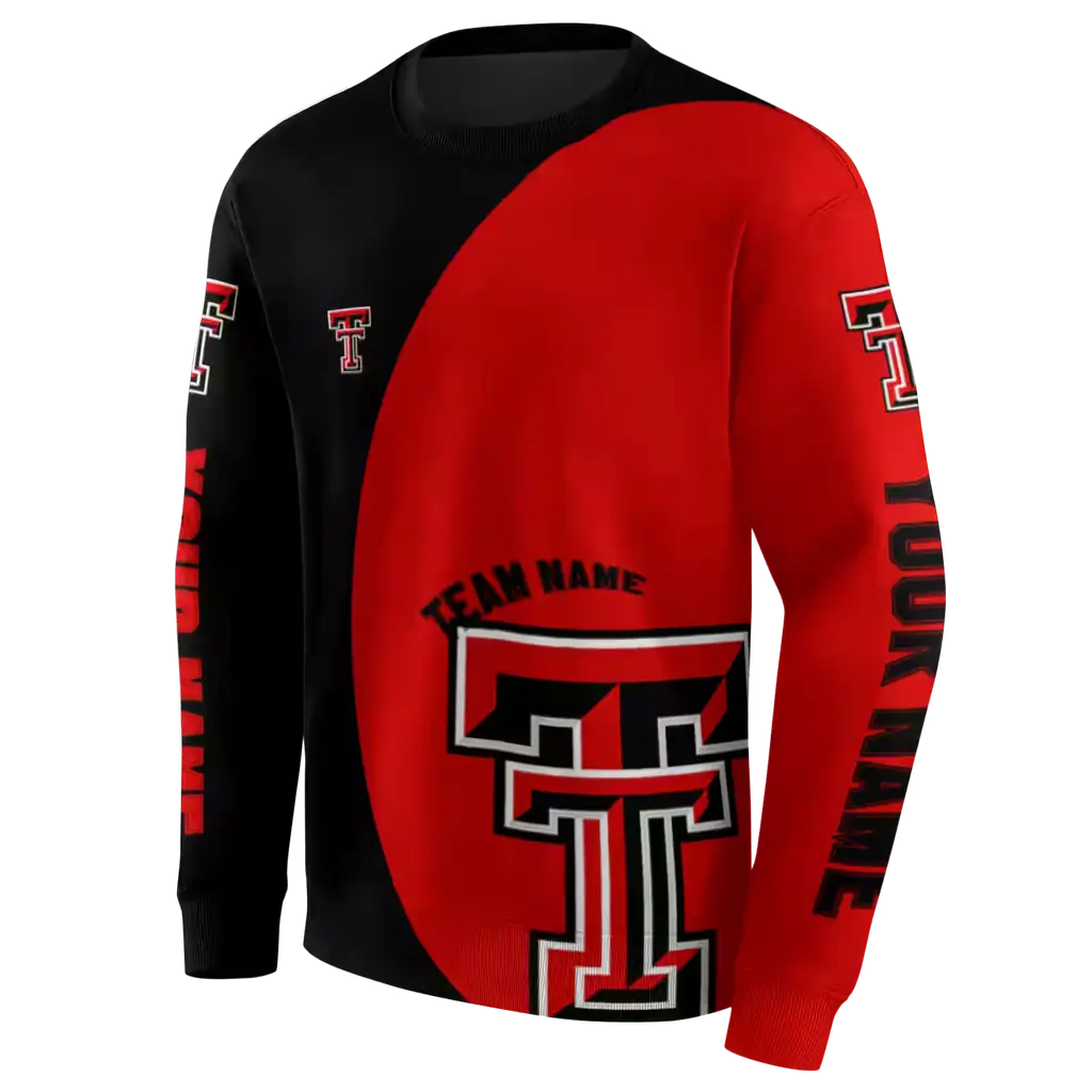 custom texas tech red raiders minimalist design red black hoodie new arrival custom texas tech red raiders minimalist design red black hoodie new arrival