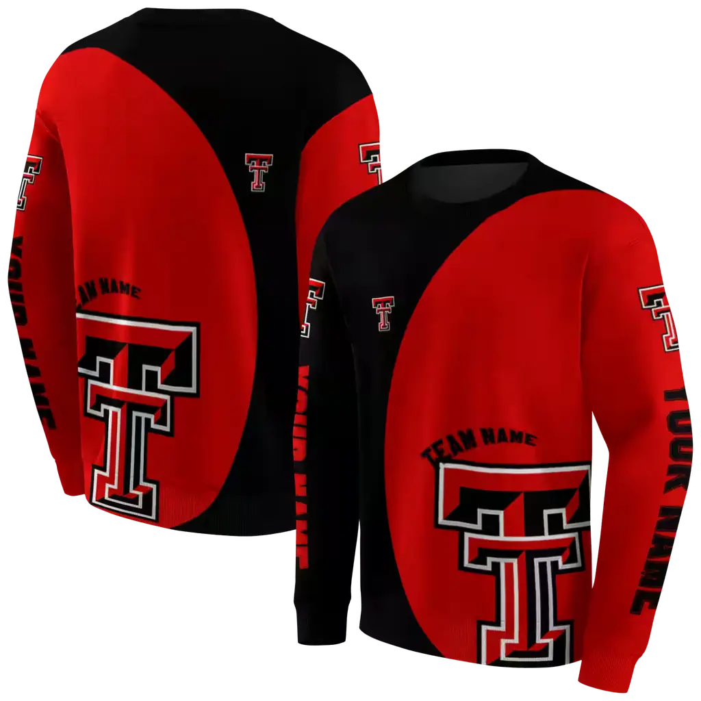 custom texas tech red raiders minimalist design red black hoodie premium grade custom texas tech red raiders minimalist design red black hoodie premium grade