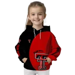 custom texas tech red raiders minimalist design red black hoodie best selling