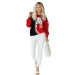 custom texas tech red raiders peeking snoopy red hoodie best selling