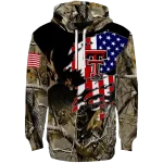 custom texas tech red raiders tree camo hoodie best selling