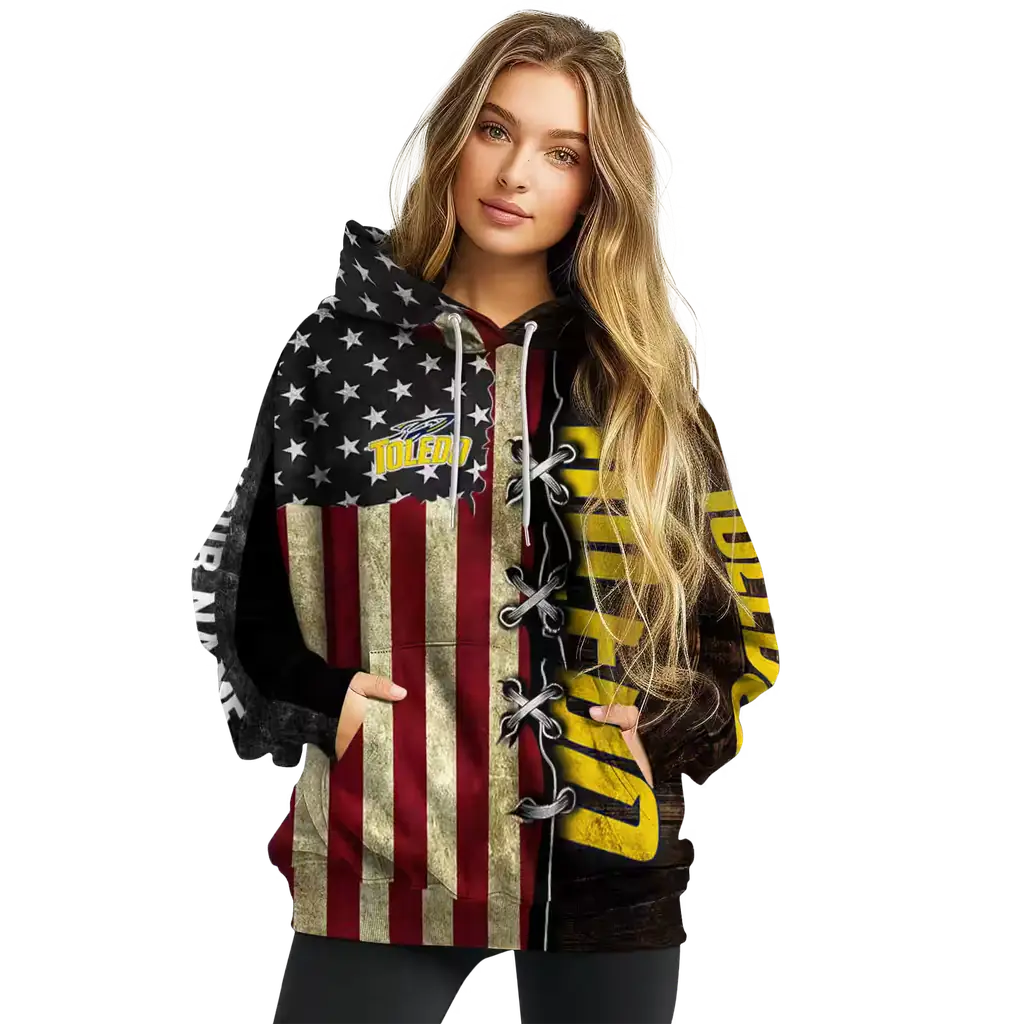 custom toledo rockets american pride hoodie high quality custom toledo rockets american pride hoodie high quality