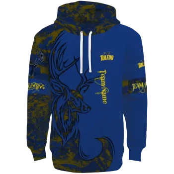 custom toledo rockets deer silhouette blue hoodie best selling