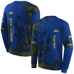 custom toledo rockets deer silhouette blue hoodie best selling