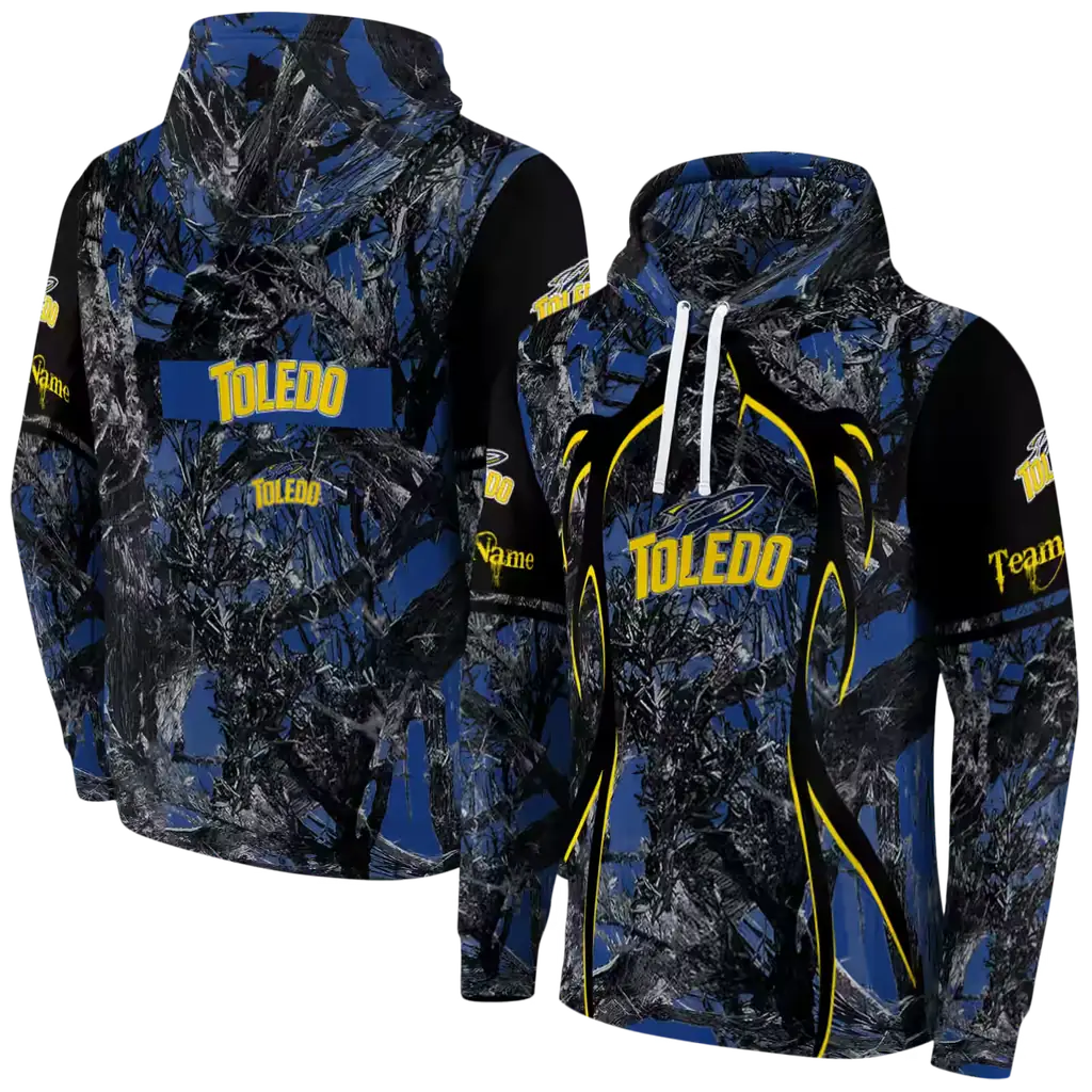custom toledo rockets hunting theme blue black hoodie fashion forward custom toledo rockets hunting theme blue black hoodie fashion forward