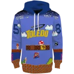 custom toledo rockets mario blue black hoodie best selling