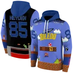 custom toledo rockets mario blue black hoodie best selling