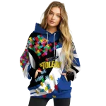 custom toledo rockets puzzle pieces blue hoodie best selling