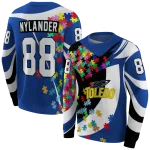 custom toledo rockets puzzle pieces blue hoodie best selling