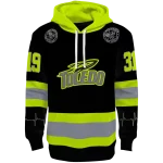 custom toledo rockets safety motif black neon green hoodie best selling