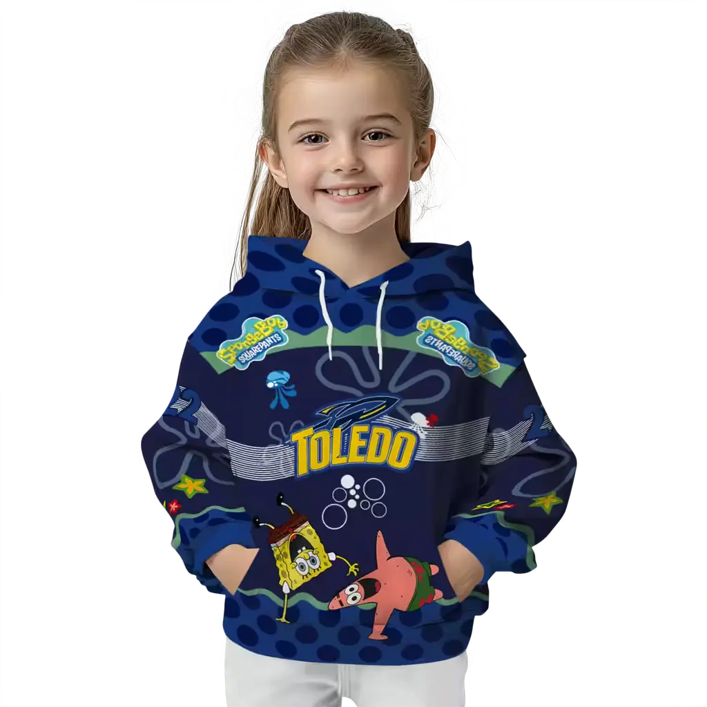 custom toledo rockets spongebob patrick star blue navy hoodie top rated custom toledo rockets spongebob patrick star blue navy hoodie top rated