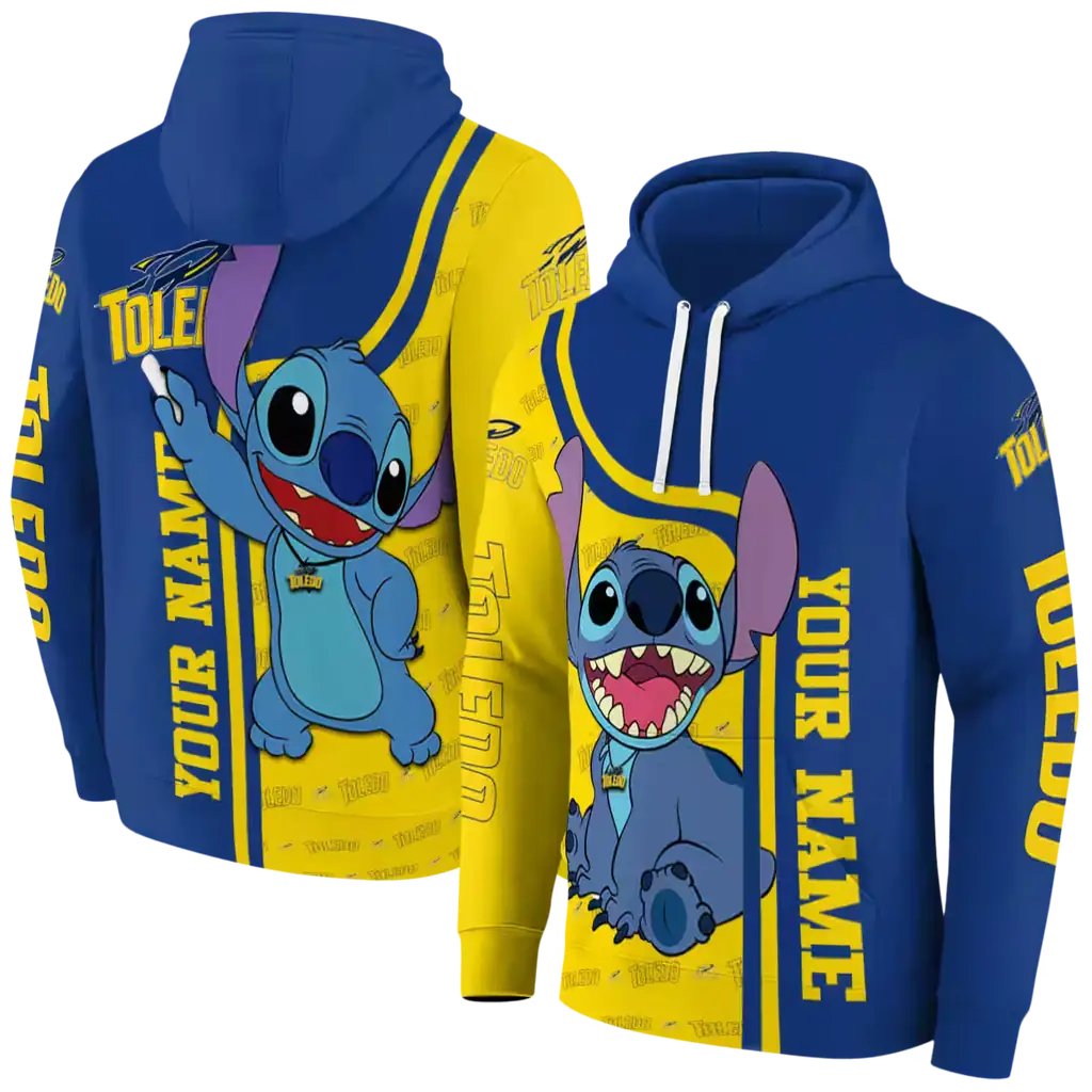 custom toledo rockets stitch blue hoodie fashion forward custom toledo rockets stitch blue hoodie fashion forward