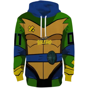 custom toledo rockets superhero armor blue green hoodie best selling