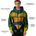 custom toledo rockets superhero armor blue green hoodie best selling