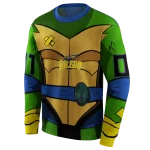 custom toledo rockets superhero armor blue green hoodie best selling
