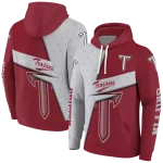 custom troy trojans abstract shape red hoodie best selling