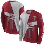 custom troy trojans abstract shape red hoodie best selling