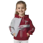 custom troy trojans abstract shape red hoodie best selling