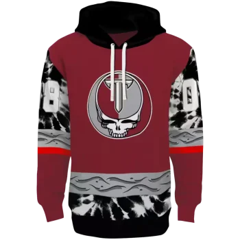 custom troy trojans grateful vibes red hoodie best selling