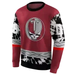 custom troy trojans grateful vibes red hoodie best selling