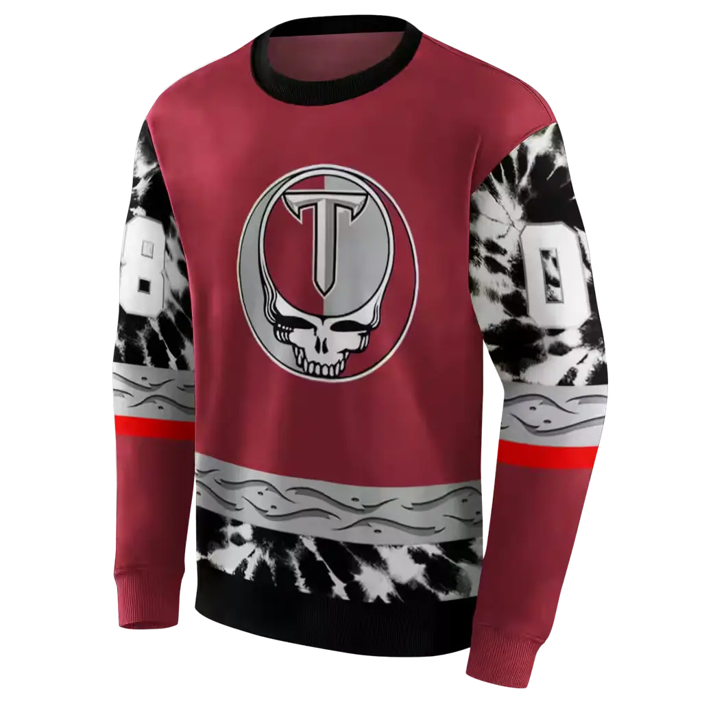 custom troy trojans grateful vibes red hoodie new arrival custom troy trojans grateful vibes red hoodie new arrival