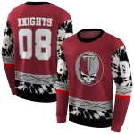 custom troy trojans grateful vibes red hoodie best selling