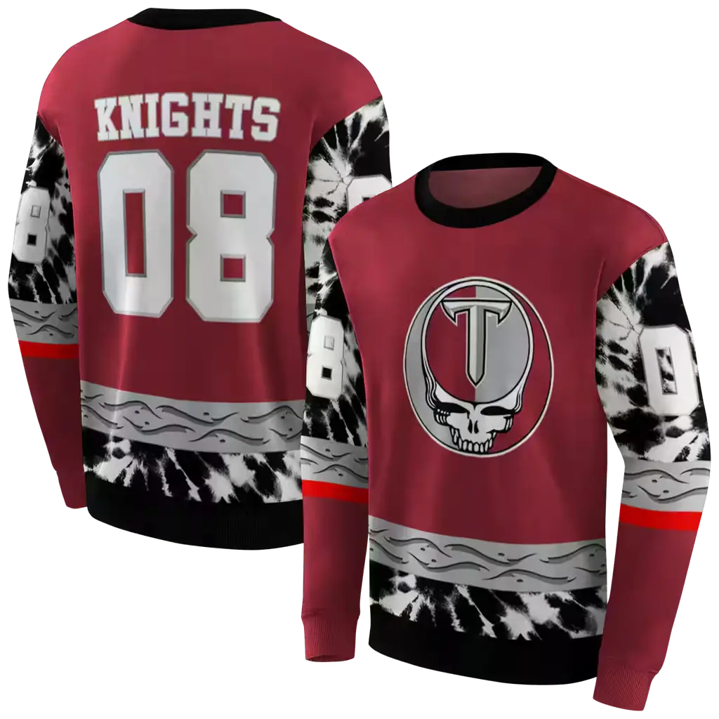 custom troy trojans grateful vibes red hoodie premium grade custom troy trojans grateful vibes red hoodie premium grade