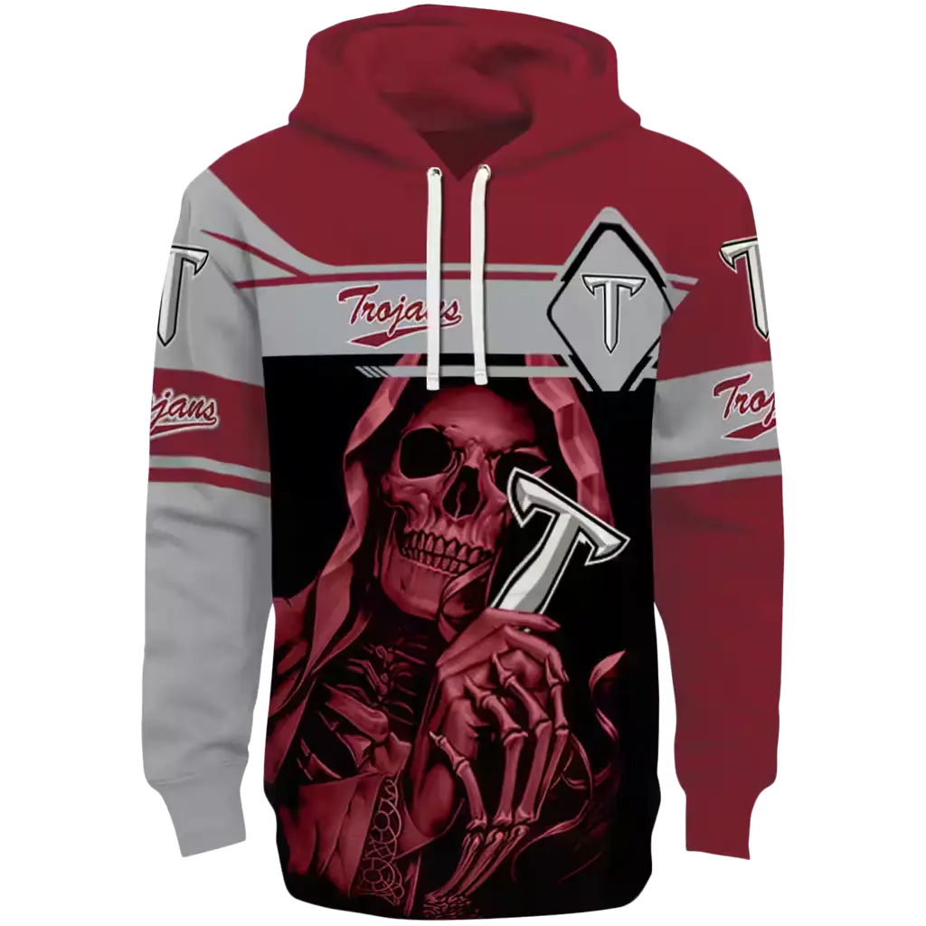 custom troy trojans grim reaper red black hoodie best selling custom troy trojans grim reaper red black hoodie best selling