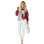 custom troy trojans peeking snoopy red hoodie best selling