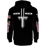 custom troy trojans punisher skull black hoodie best selling