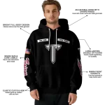 custom troy trojans punisher skull black hoodie best selling