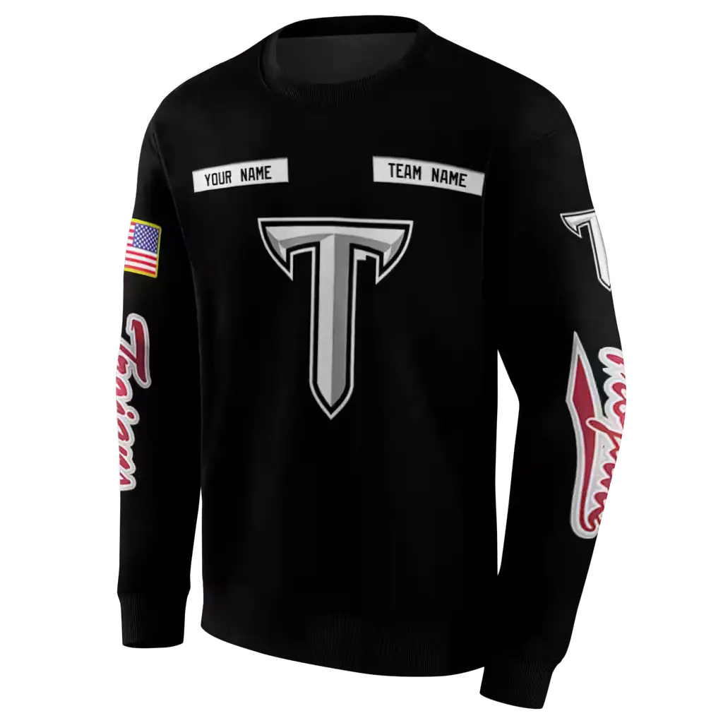 custom troy trojans punisher skull black hoodie new arrival custom troy trojans punisher skull black hoodie new arrival