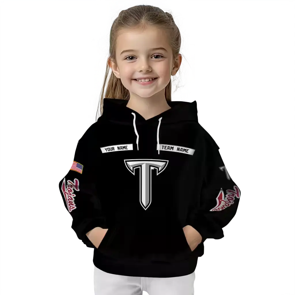 custom troy trojans punisher skull black hoodie top rated custom troy trojans punisher skull black hoodie top rated