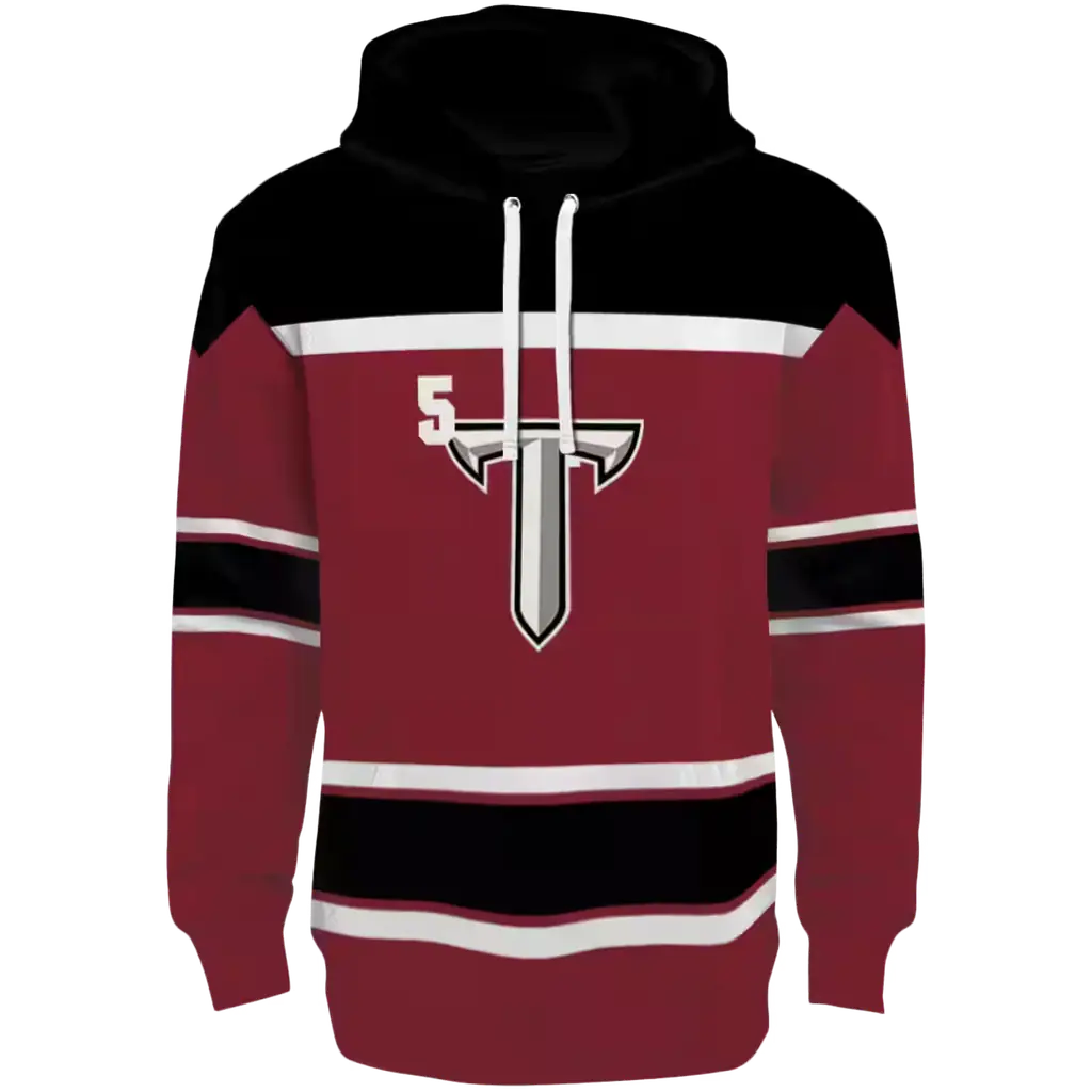 custom troy trojans striped pattern red hoodie best selling custom troy trojans striped pattern red hoodie best selling