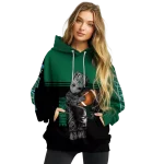 custom tulane green wave baby groot green black hoodie best selling