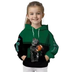 custom tulane green wave baby groot green black hoodie best selling