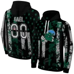 custom tulane green wave distressed flag green black hoodie best selling