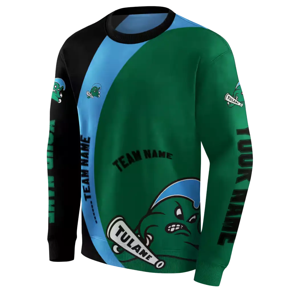 custom tulane green wave minimalist design green black hoodie new arrival custom tulane green wave minimalist design green black hoodie new arrival